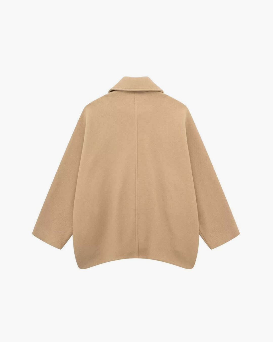SEAME - Cece Collared Trench Coat Beige L