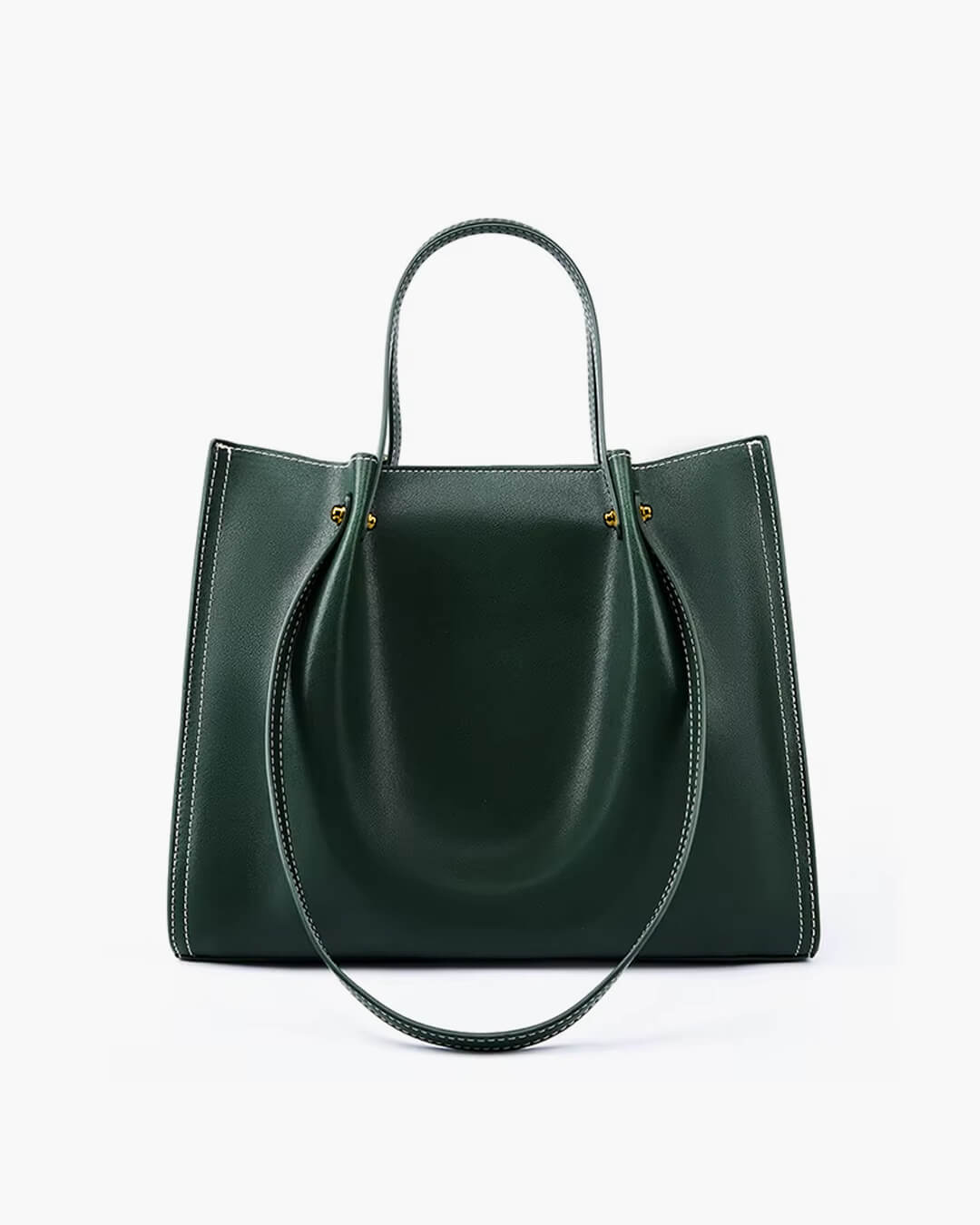 SEAME - Nadine Vegan Leather Tote Bag Green Regular