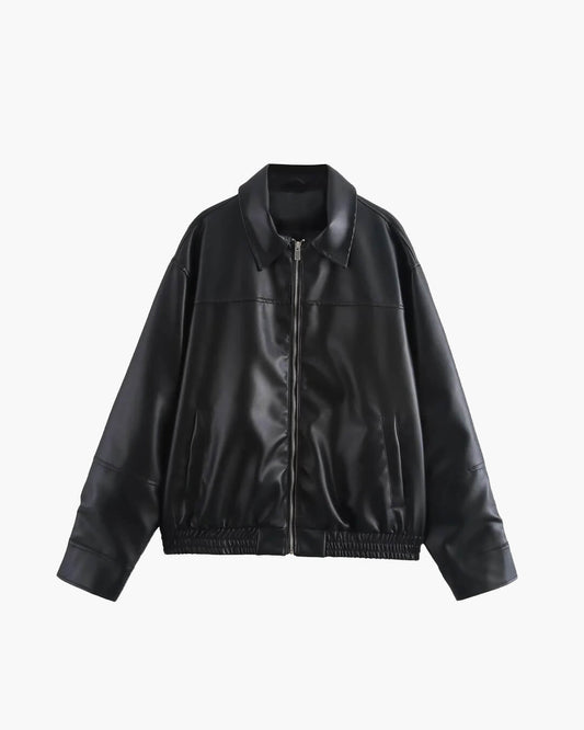 SEAME - Arabell Leather Jacket Black XS
