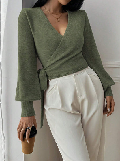 SEAME - Brenda Knitted Cardigan Green S