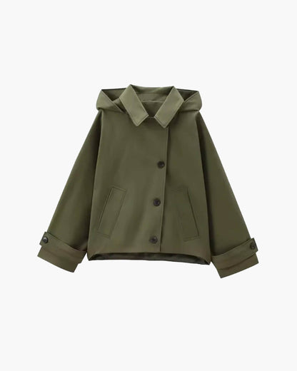 Eleanor Hooded Trench Coat