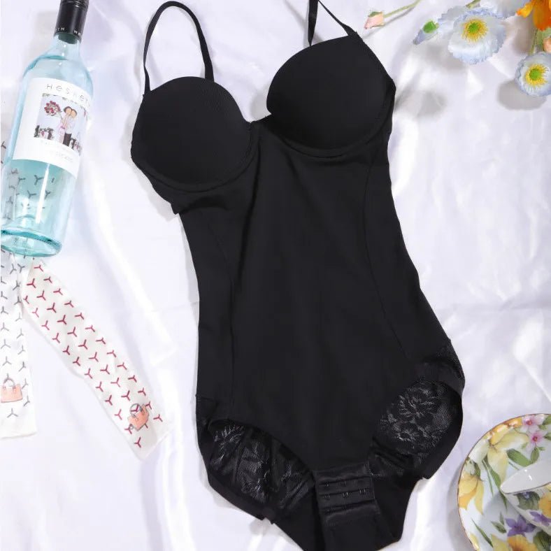 SEAME - Isla Cup Shapewear Bodysuit Black L