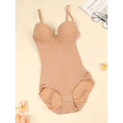 SEAME - Isla Cup Shapewear Bodysuit Brown S