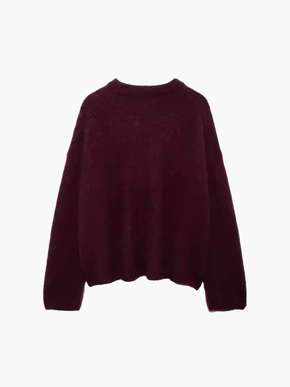 Seame - Shiela Burgundy Pullover Burgundy S